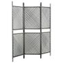 Fence Panel Poly Rattan 1.8x2 m Anthracite Image 2