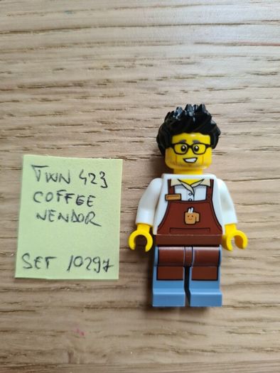 lego twn423 coffee vendor, set 10297