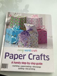 Craft Book. DK Paper Crafts. Hard back book.