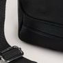 Black leather messenger bag Image 3