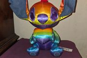 Disney Store Pride Collection Rainbow Satin Stitch with Heart