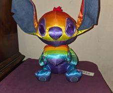 Disney Store Pride Collection Rainbow Satin Stitch with Heart