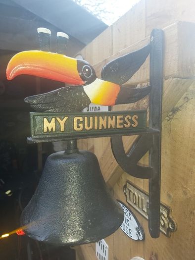 Guinness cast iron  bell