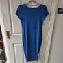 Blue midi bodycon dress size 10 Image 3