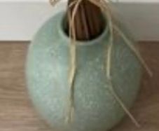 Small Mint Green Vase