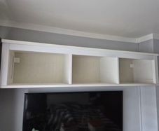 ikea hemnes wall shelf unit