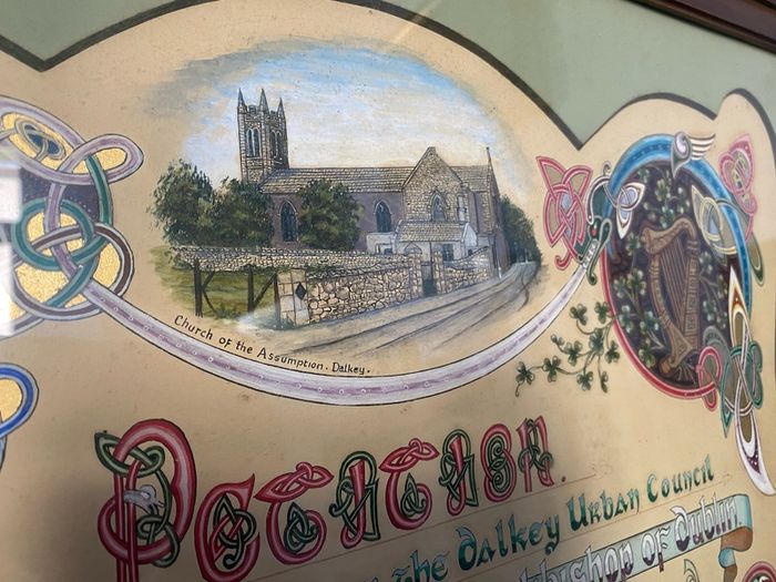 Illuminated Address Petition to Archbishop of Dublin by Alice O'Carolan