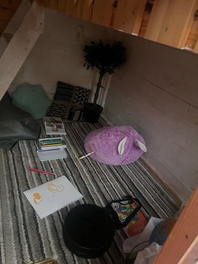 2 storey wooden playhouse