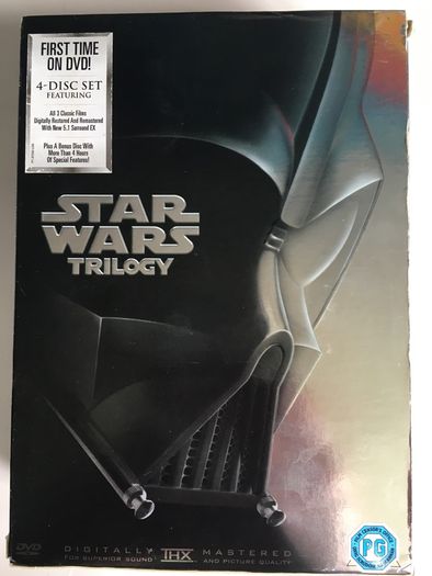 Star Wars Trilogy (IV - V - VI) (Silver Boxset) Harrison Ford, Mark Hamill & Carrie Fisher [3xMovie 4DVD]