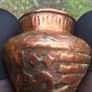 Antique persian or middle eastern copper pot Image 9