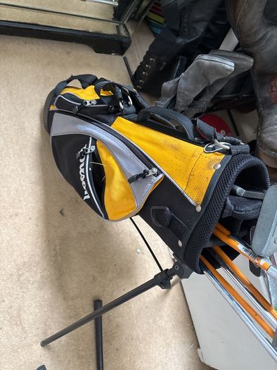 golf club kids bag with clubs