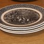 Vintage Rustic Victoria Porcelain Fenton Plates Image 2