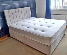 New Stylish Double 4ft, 4ft6, King 5ft And 6ft Superking Sizes Divan Beds Instock. Drawers And Optional Tufted Mattresses Available. Free Delivery