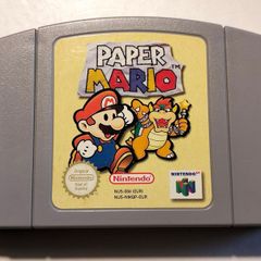 Paper Mario N64 Nintendo 64 cartridge