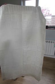 Cream Curtains with Tie Backs for Sale