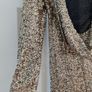 Gold Sequin Dress Image 4