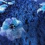 Cotton Traders Blue Floral Devore Flock Midi Dress size 20 Postage included Image 7