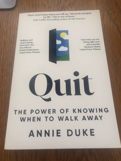 Quit -by Annie Duke -brand new