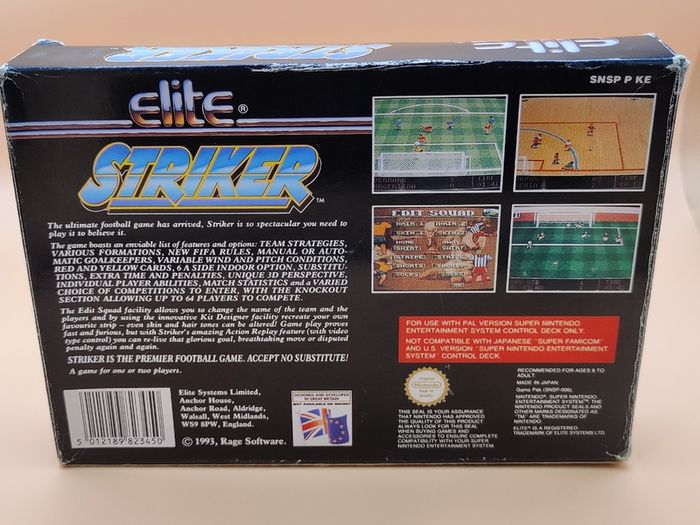 Striker Super Nintendo CIB