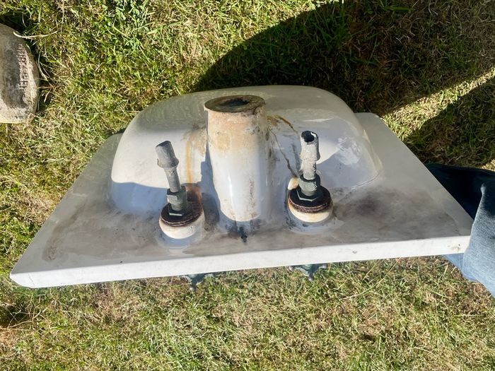 Original Antique Victorian Shanks Toilet Sink Basin