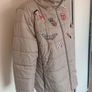 C&A beige padded coat jacket size UK20/22 EU48/50 Postage included Image 3