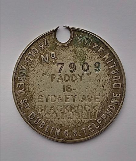 Dublin Tail Waggers Club Medal