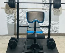 (new Condition) Bench 50kg Weights Barbell Mats