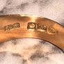 18ct Gold Buckle Ring - Size K Image 2