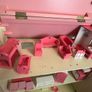 girl's doll house with pretend play furniture Image 9
