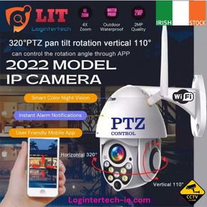 Smart IP Video Camera 2MP Wi-Fi Cctv Night Vision Calving Security Camera Wifi Indoor/Outdoor Hd Ptz Home