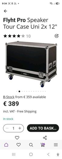 Speaker Flightcase