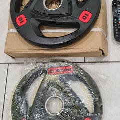 brand new 2x10kilo olympic weight plates