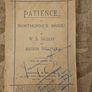 1911 Patience, Bunthorne' Bride By W.s. Gilbert And  Arthur Sulivan In Fair Condition.  See Photos For Same. Image 2