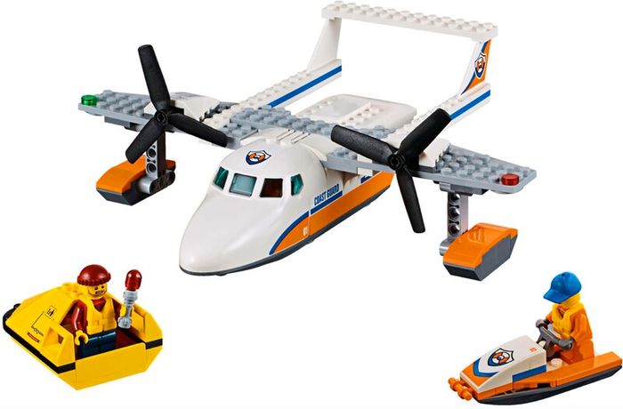 Lego City 60164: Sea Rescue Plane (2017) 100% Complete (NO BOX)