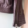 Barneys Originals genuine leather jacket burgundy Size M Medium Image 7