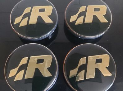 4 x VW Golf R Line Caps 65mm - Free Post