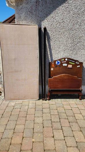 Pair of Antique Mahogany Single Beds