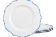 Brand New fanquare 4 Piece Plate Set Dinner Plate Porcelain,