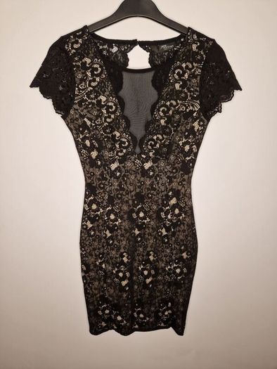 Elegant Black Lace Dress