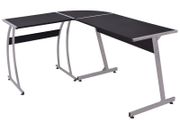 Corner Desk L-Shaped Black