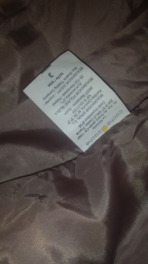 TAUPE Leather Look Bomber Jacket