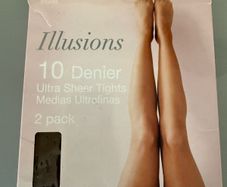 New 2 Pack 10 Denier Ultra Sheer tights Dunnes