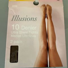New 2 Pack 10 Denier Ultra Sheer tights Dunnes