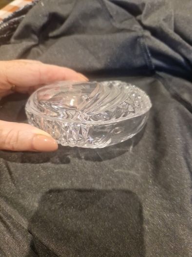 Galway crystal trinket dish
