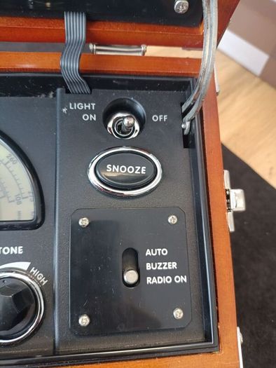 Spirit of St. Louis Aviator Alarm Clock Radio Flight Case S.O.S.L. Collection