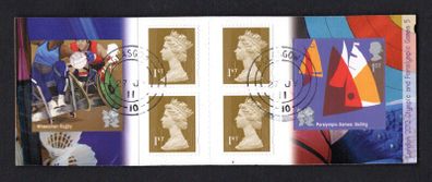 2011 Great Britain Olympics and Paralympics Games (London 2012) 5th issued with Wheelchair Rugby and Paralympic Sailings Booklet Fine Used with first day of issue cancel of 27th July 2011