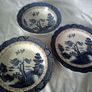 Booths "Real Old Willow" Plates and Bowl Image 3