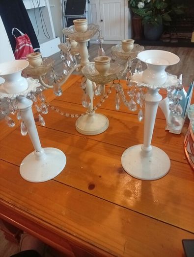 Candle holder set & candles