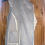 Diesel Faux Fur suede gilet Image 3