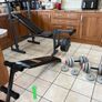 Weight Bench With Leg Developer Attachment, Ab Bench, Barbell, Dumbbell, 50kg Weights. Image 4